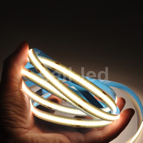 DC12V/24V Cob Led Strip Cool White Color Flexible Light Bar 312/320/480/528 Leds - Picture 10 of 13