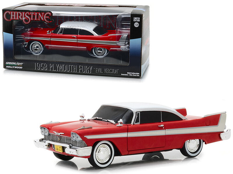 ミニカー MAC TOOLS/Greenlight 1958 Plymouth Fury 1958 Plymouth Fury Red Evil Version with Blacked Out Windows
