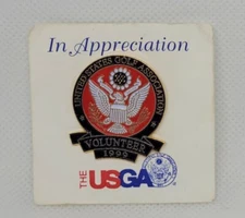 💥 1999 US GOLF ASSOCIATION VOLUNTEER (ENAMEL) PIN 