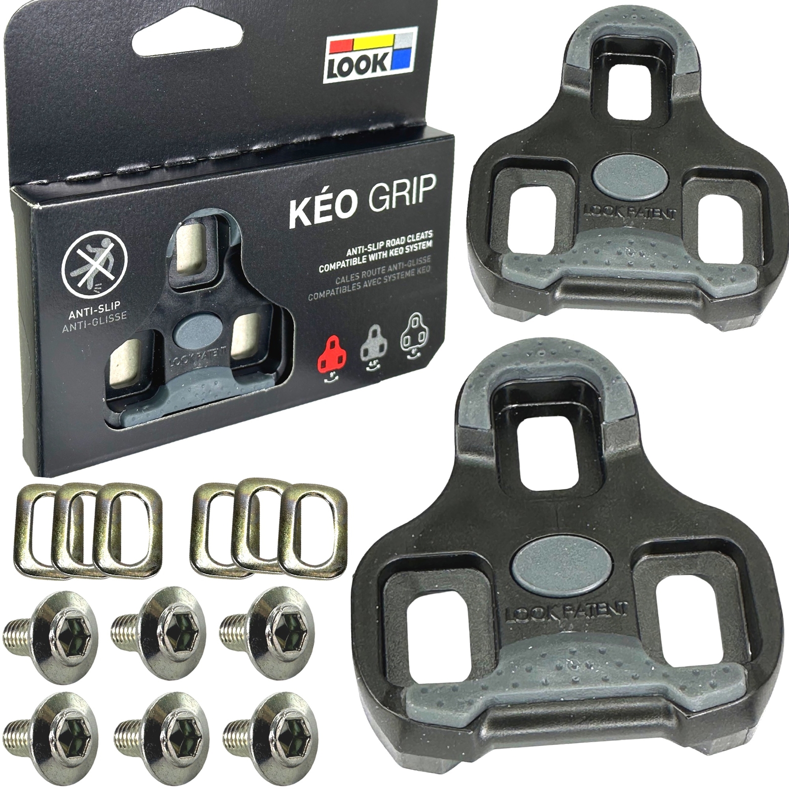 Look Kéo Grip Standard Rennrad Cleats Schuh platten Fahrrad Pedalen ...