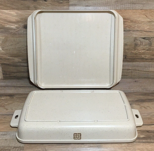 LITTONWARE - HORNO MICROONDAS - 8 X 14 CAZUELA PANADERO TOSTADOR Y BANDEJA ESTANTE DE TOCINO - Imagen 2 de 4
