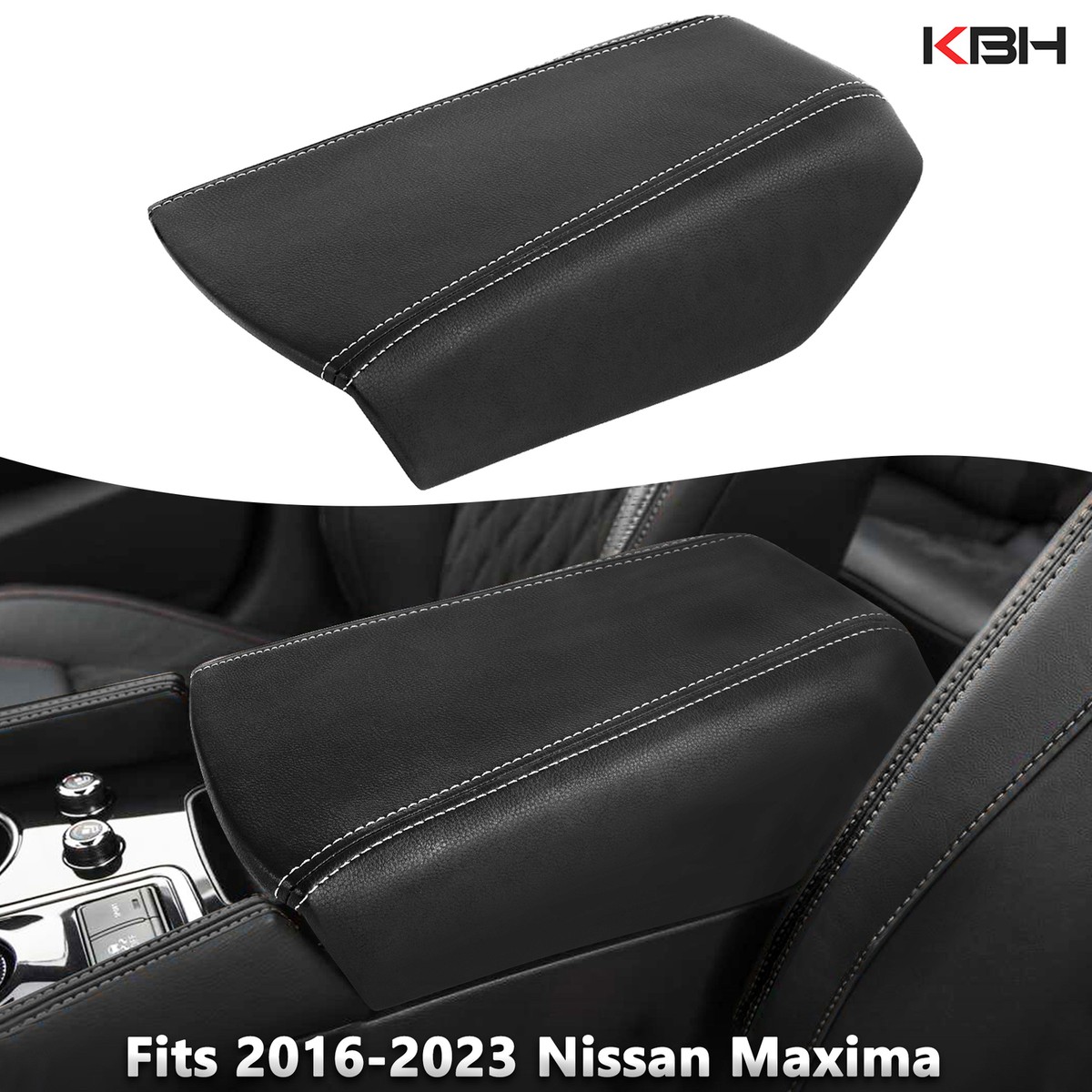 Fit 2016-2023 Nissan Maxima Center Console Lid Armrest Leather