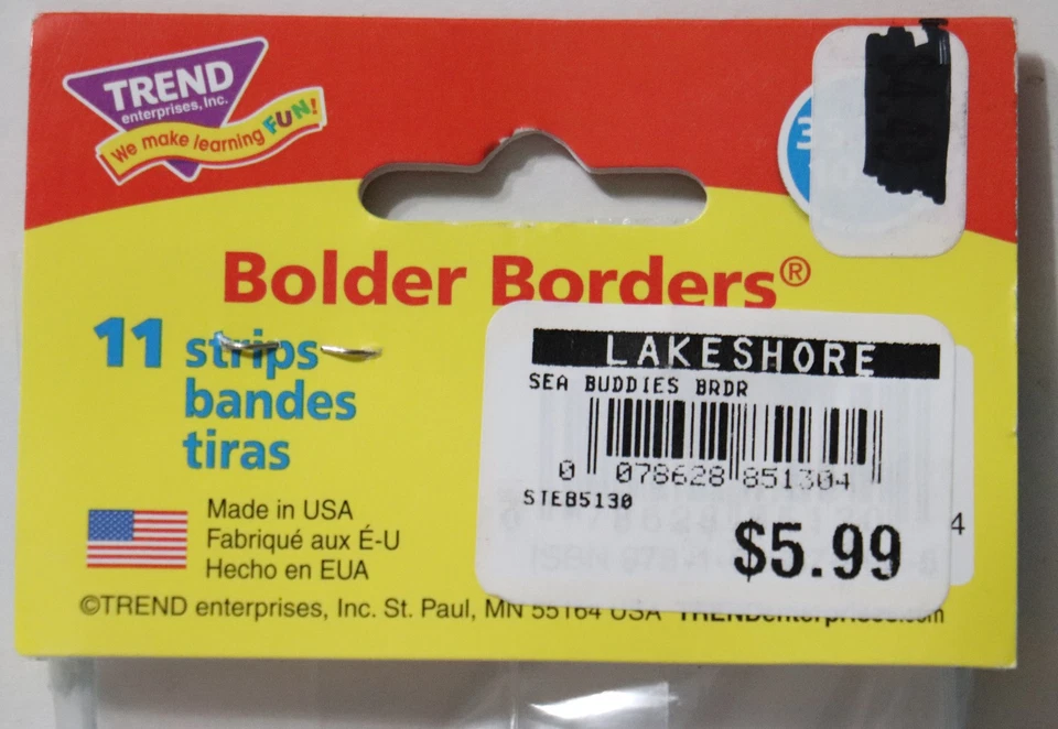 Border Trim 36 Feet Sea Buddies by Trend Enterprises T-85130 - Image 3 of 3