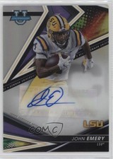 2022-23 Bowman U Best of Refractor John Emery Jr #BA-JE Auto 0s55