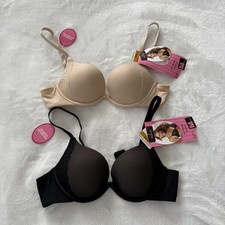 NWT Maidenform Push Up Bra 2 Pack Bundle 34A ...