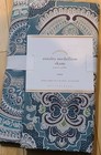 1 Pottery Barn Ainsley Blue Green "Paisley" Euro Pillow Sham