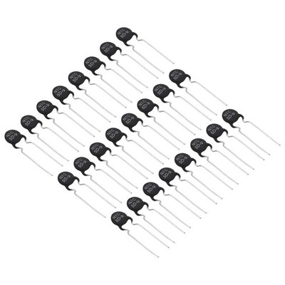 NTC Thermistors Resistors, 24Pcs 5 Ohm 3A NTC5D-9 Inrush Current Limiter