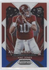 2021 Panini Prizm Draft Picks All-American Red White & Blue Mac Jones #183 0y59