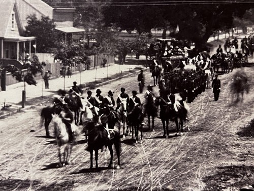 1870s Oakland, California Mounted Albumen Photo - Independence Day Parade - Picture 11 of 19