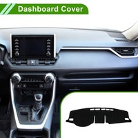 Dashboard Cover FüR Toyota RAV4 19-25 Ohne Hud Polyester Schwarz 1 Stk