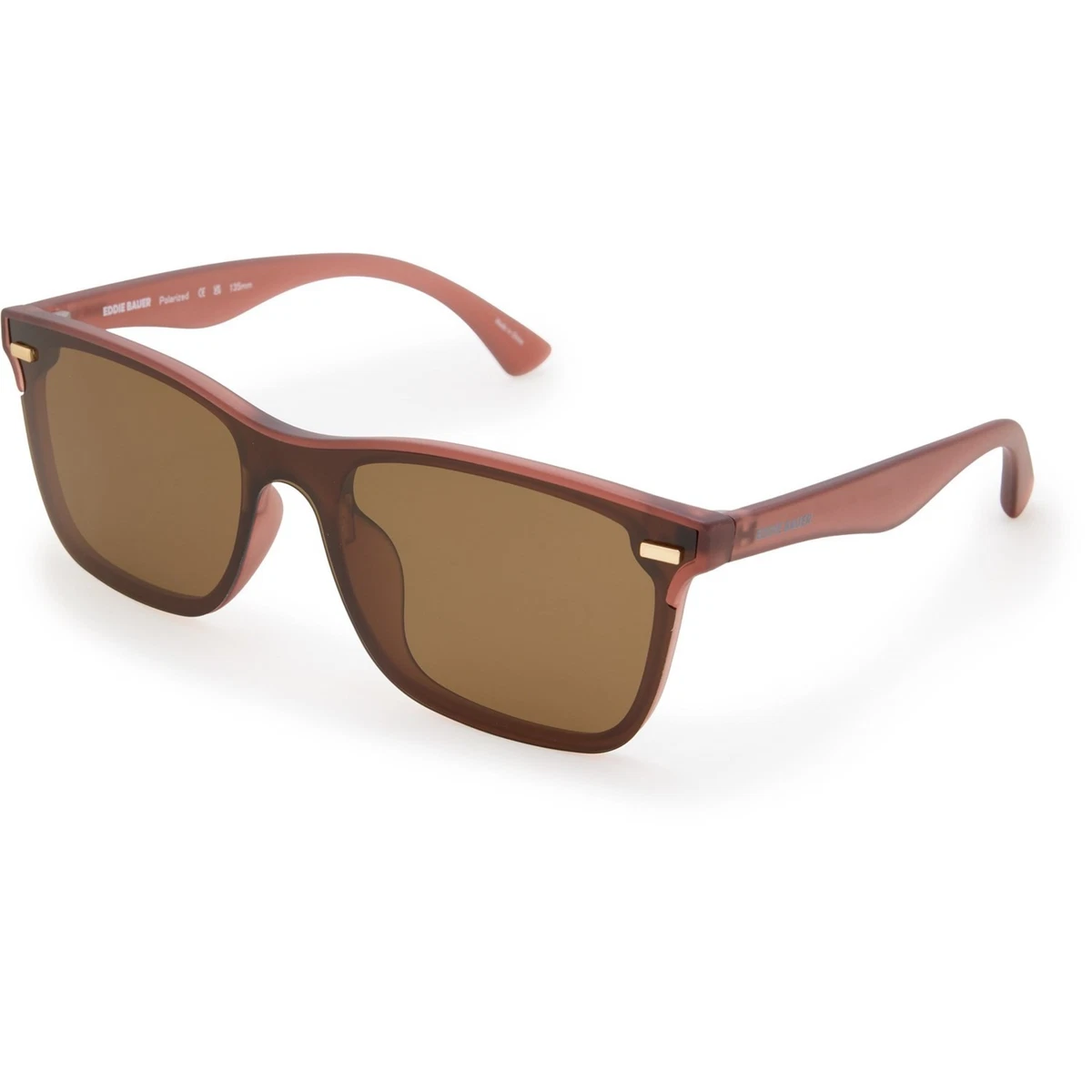 Eddie Bauer Orange Tinted Rectangle Sunglasses FLATLIST EYEWEAR EDDIE KYU SUNGLASSES main image 4