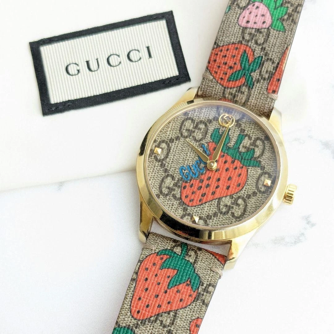 Produit fonctionnel Gucci Strawberry Boys G Timeless Quartz