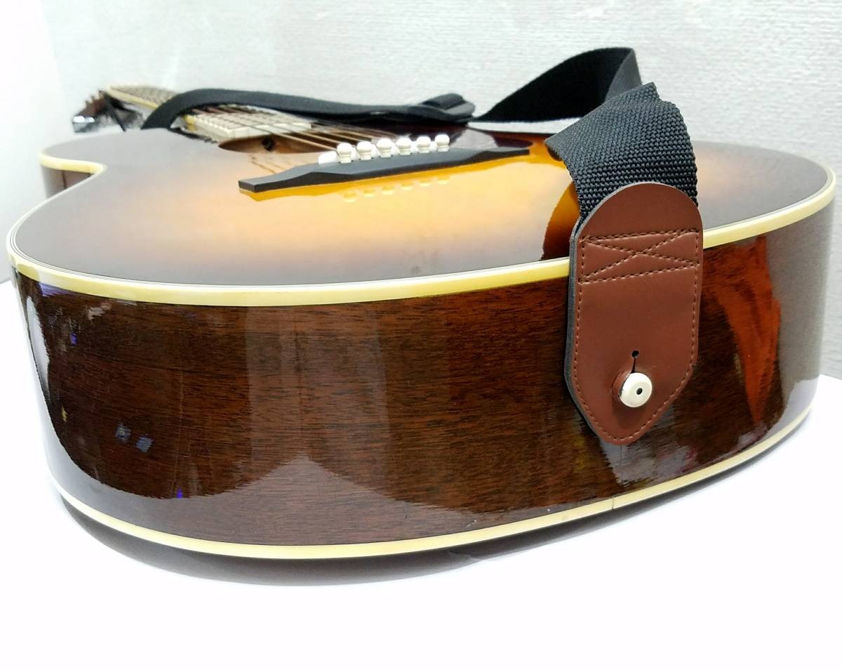 Acoustic Guitar Morris MF-306 TS 1998 Folk Sunburst S/N 8010067