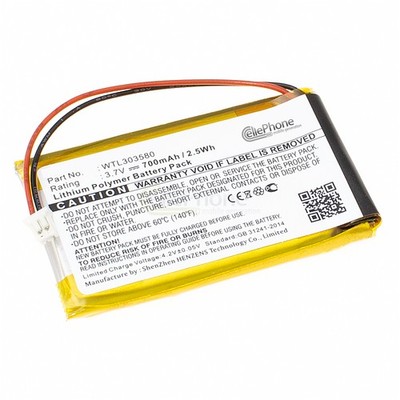 Akku Li-Polymer für NavGear StreetMate GT-35 / GT-43 3D - ersetzt WTL303580