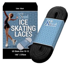 Kami-So Ice Skate Laces for Figure Skates Tangle-Resistant Laces with Easy-...