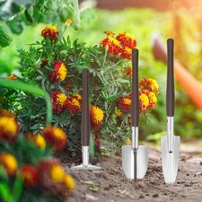 Mini Garden Tools Stainless Steel Sturdy Comfortable Grip Handle Efficient