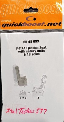 Quickboost 1/48 F-117A Ejection Seat with Safety Belts QB48093