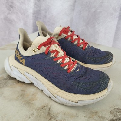 Hoka One One Clifton Edge Women's Size 7.5 Blue Team Kit Indigo