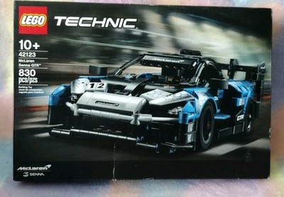 LEGO Technic 42123 McLaren Senna GTR 830 Pieces- New, Open Box / Box Damage
