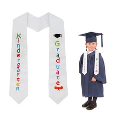 Libemskix Unisex Kindergarten Printed Graduation Stole Kindergarten Graduatio...