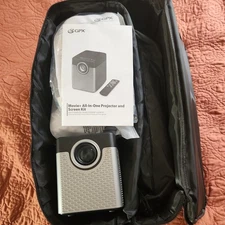 GPX 1280 x 720 All In One Movie + LED Projector & Screen Kit w/120" Screen*READ*