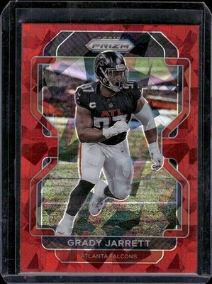2021 Panini Prizm #326 Grady Jarrett Red Ice