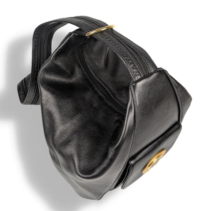 Versace 3-Way Leather Rucksack & Shoulder Bag Used thumbnail 9