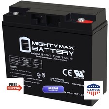 Mighty Max Battery ML18-12INT 12V 18AH Internal Thread Terminal SLA AGM Battery