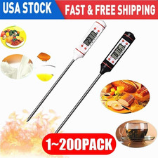 Instant Read Digital Meat Thermometer BBQ Grill Smoker For Kitchen Food Cooking