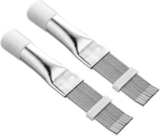 2 Pcs Air Conditioner Fin Comb, AC Fin Comb Straightener Cleaner Coil Brush, Adi