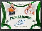 2024-25 Panini Flawless Jalen Brunson Progressions Signatures Auto Emerald /5