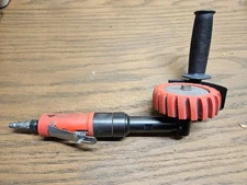 Dynabrade Autobrade 18253 Right Angle Buffer Polisher with Red-Tred Eraser Wheel