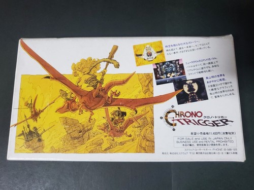 SFC Chrono Trigger Super Famicom with box and manual, and mini calendar - Picture 4 of 4
