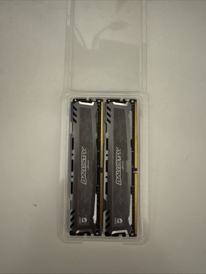 2x Crucial Ballistix 8GB 2400MHZ DDR4 SDRAM