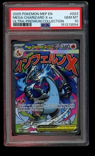 Mega Charizard X EX 023 Pokemon TCG Ultra-Premium Collection GEM MINT PSA 10