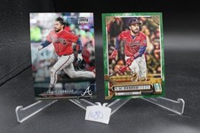2022 Topps Stadium Club Chrome Travis d'Arnaud #354 Refractor & GQ Green #169