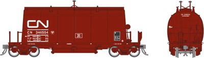 Rapido Trains Inc. 143001 HO Long Barrel Ore Hopper: CN Mineral Brown - 6er Pack #