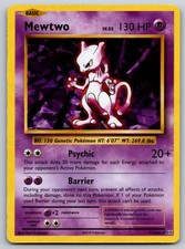 Mewtwo -  (Cracked Ice Holo) 051/108  LP Pokemon Card TCG