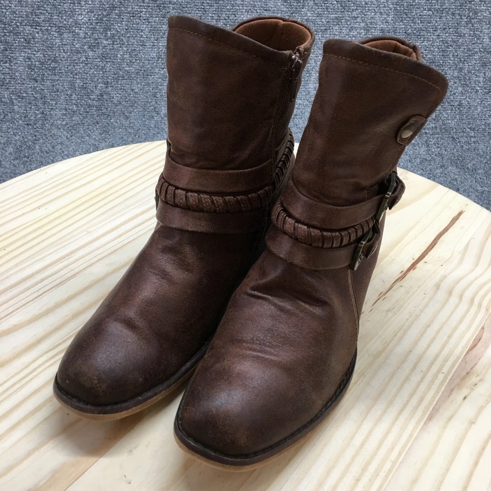 Baretraps ботинки женщин 8,5 М Winsom коричневый ботинок Western лодыжки коренастый каблук повседневный - Изображение 3 из 4