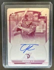 2023 Bowman Draft C.J. Kayfus Chrome Auto Printing Plate Magenta 1st #1/1