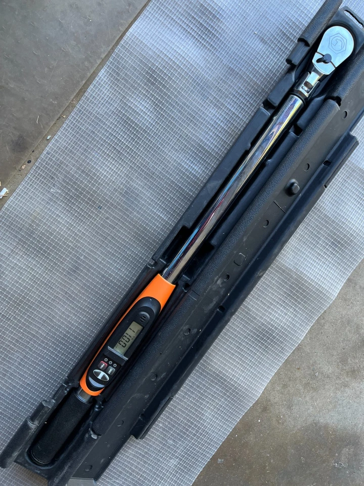 Matco Tools 1/2" Drive Flex Head Electronic Torque Wrench  Orange ETWC250F - Image 2 of 4