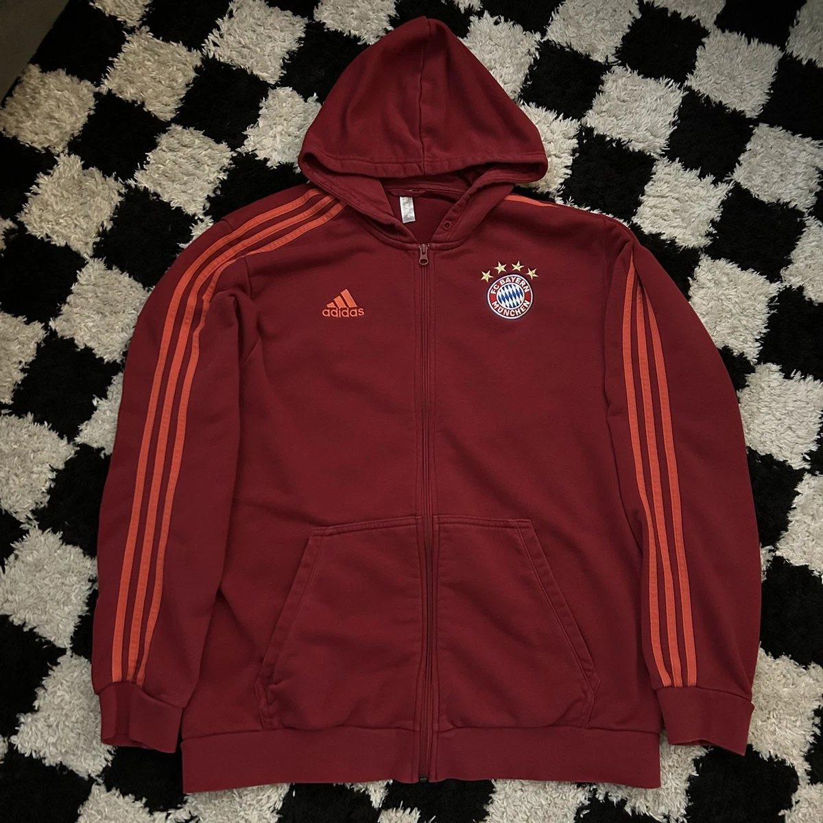 Bayern Munich Red International Club Soccer Fan Jackets for sale