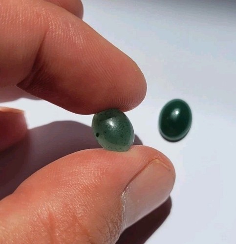 Guatemalan Jade Cabochon for Jewellery, Jade Earringd, Jade Ring, Mayan Jade - Picture 4 of 6