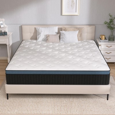 12 Inch Pillow Top Medium Firm Memory Foam Hybird Mattress