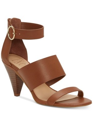INC Womens Brown Memory Foam Sock Bold Gavi Almond Sandals Shoes 10 M