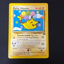 Pokemon Flying Pikachu Promo 25 English WOTC Black Star Card