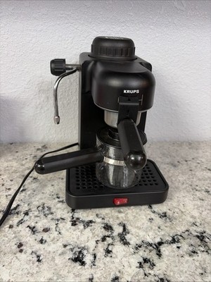 Krups 963 4-Cup Mini Espresso Maker - Black