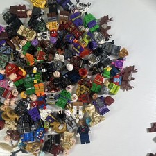 LEGO Minifigure Super hero’s Parts lot Marvel and DC heads, legs, torsos, helmet