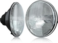 7 Inch led Glass Headlight Round Lens Housing, LED Halogen High and Low Beam Hea