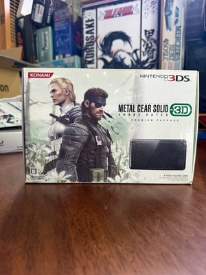 Metal Gear Solid Snake Eater 3D Nintendo 3DS Rare Limited Edition